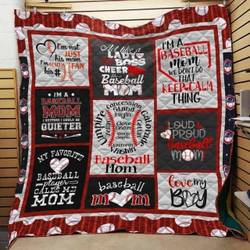 Baseball Mom Quilt Blanket Dhc05021206Td and Home Decor