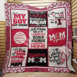 Baseball Mom Quilt Blanket Dhc05021211Td and Home Decor