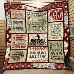 Baseball Quilt Blanket Dhc05021175Td and Home Decor