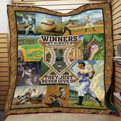 Baseball Quilt Blanket Dhc05021196Td and Home Decor