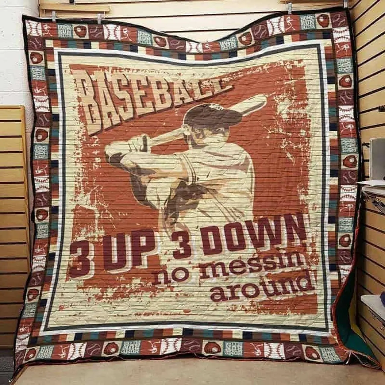 Baseball Quilt Blanket Dhc05021205Td and Home Decor