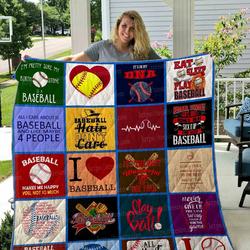 Baseball Quilt Blanket Dhc1501435Vt and Home Decor