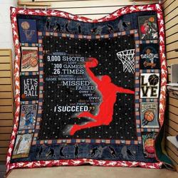 Basketbal Cla1610116Q Quilt Blanket and Home Decor