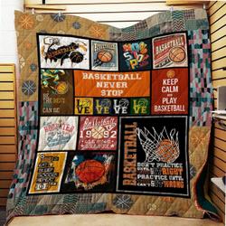 Basketball Be The Best U Can Be Quilt Blanket Dhc03011558Dd and Home Decor