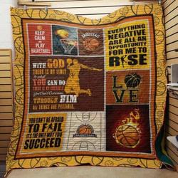 Basketball Cla1610100Q Quilt Blanket and Home Decor