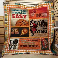 Basketball Cla1610110Q Quilt Blanket and Home Decor