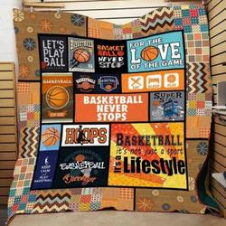 Basketball Cla1610119Q Quilt Blanket and Home Decor