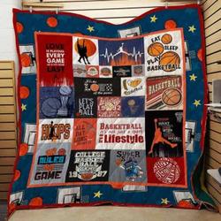 Basketball Cla1610121Q Quilt Blanket and Home Decor