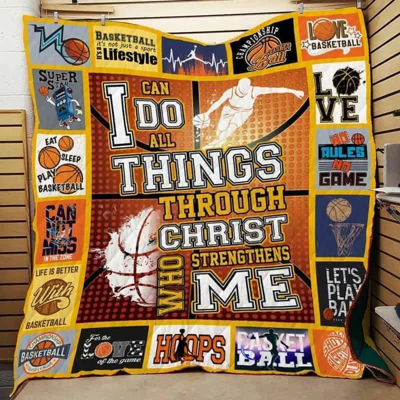 Basketball Cla1610122Q Quilt Blanket and Home Decor