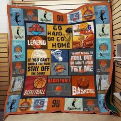 Basketball Cla1610124Q Quilt Blanket and Home Decor