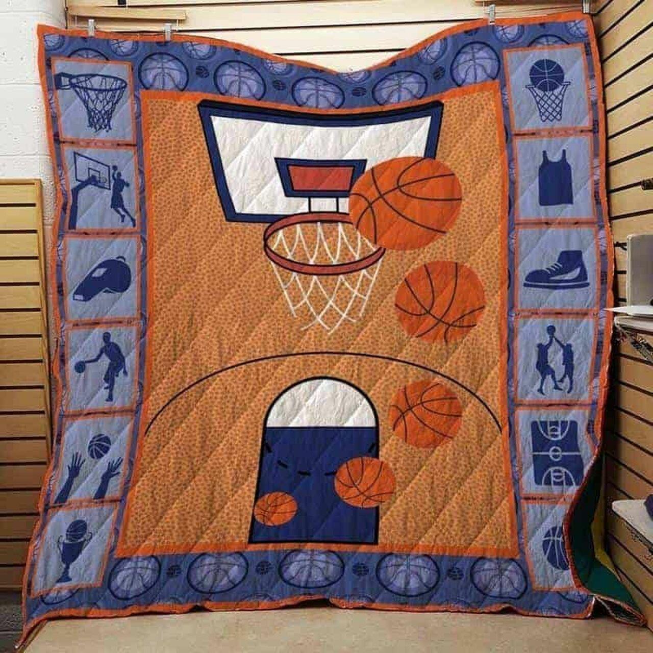Basketball Cla1610134Q Quilt Blanket and Home Decor