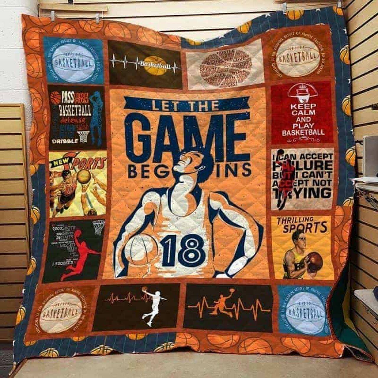 Basketball Cla1610151Q Quilt Blanket and Home Decor