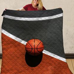 Basketball Jfj Quilt Cr and Home Decor