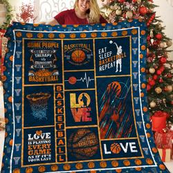 Basketball Jfj Quilt Ec and Home Decor