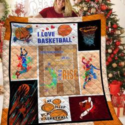 Basketball Jfj Quilt Fm and Home Decor