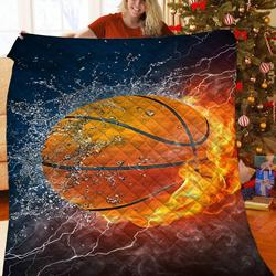 Basketball Jfj Quilt Fz and Home Decor