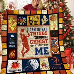 Basketball Jfj Quilt Ih and Home Decor
