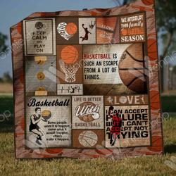 Basketball Jfj Quilt Ip and Home Decor