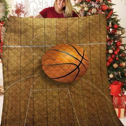 Basketball Jfj Quilt Iz and Home Decor