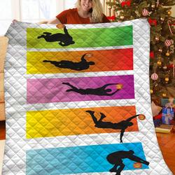 Basketball Jfj Quilt Mf and Home Decor