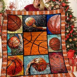 Basketball Jfj Quilt Mt and Home Decor