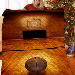 Basketball Jfj Quilt Re and Home Decor