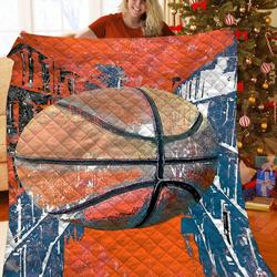 Basketball Jfj Quilt Xb and Home Decor