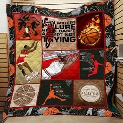Basketball Keep Trying Hur Quilt bf and Home Decor