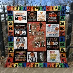 Basketball Mom Quilt Blanket Yct8  Quilt and Home Decor