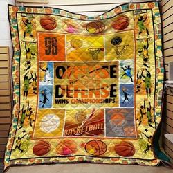 Basketball Offense Defense Cla270604 Quilt Blanket and Home Decor