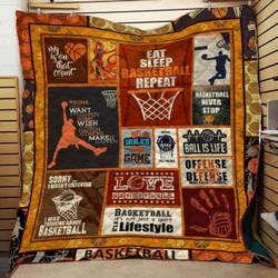 Basketball Quilt Blanket Dhc05021109Td and Home Decor
