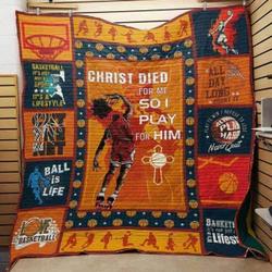 Basketball Quilt Blanket Dhc13123778Vt and Home Decor