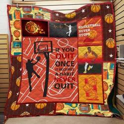 Basketball Quilt Blanket Dhc1402769Td and Home Decor