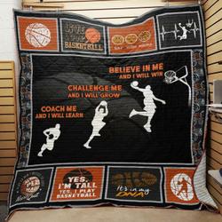 Basketball Quilt Bt20_1408  Quilt and Home Decor