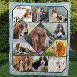 Basset Hound Gentle Hur Quilt Bevrud and Home Decor