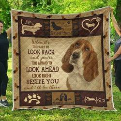 Basset Hound Hur Quilt Cysijt and Home Decor