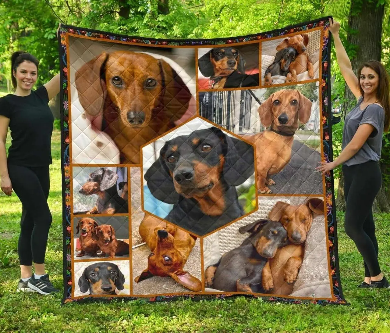 Basset Hound I Love Long Ears U Quilt Rs and Home Decor