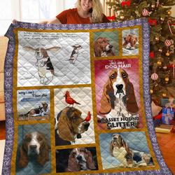 Basset Hound Jfj Quilt Gw and Home Decor