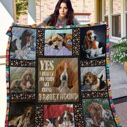 Basset Hound Quilt Blanket and Home Decor