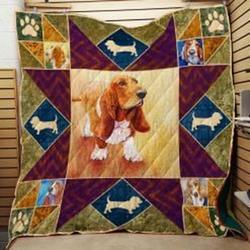 Basset Hound Quilt Blanket Luko7A Dhc0301867Dd and Home Decor