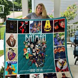Batman The Animated Series Quilt Blanket 01 and Home Decor