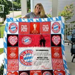 Bayern Munich Personalized Custom Quilt Blanket and Home Decor