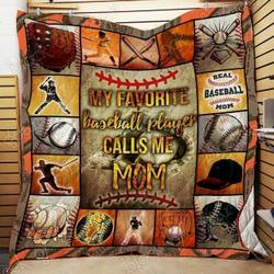 Bc Baseball Mom Quilt Blanket Kc1307 and Home Decor