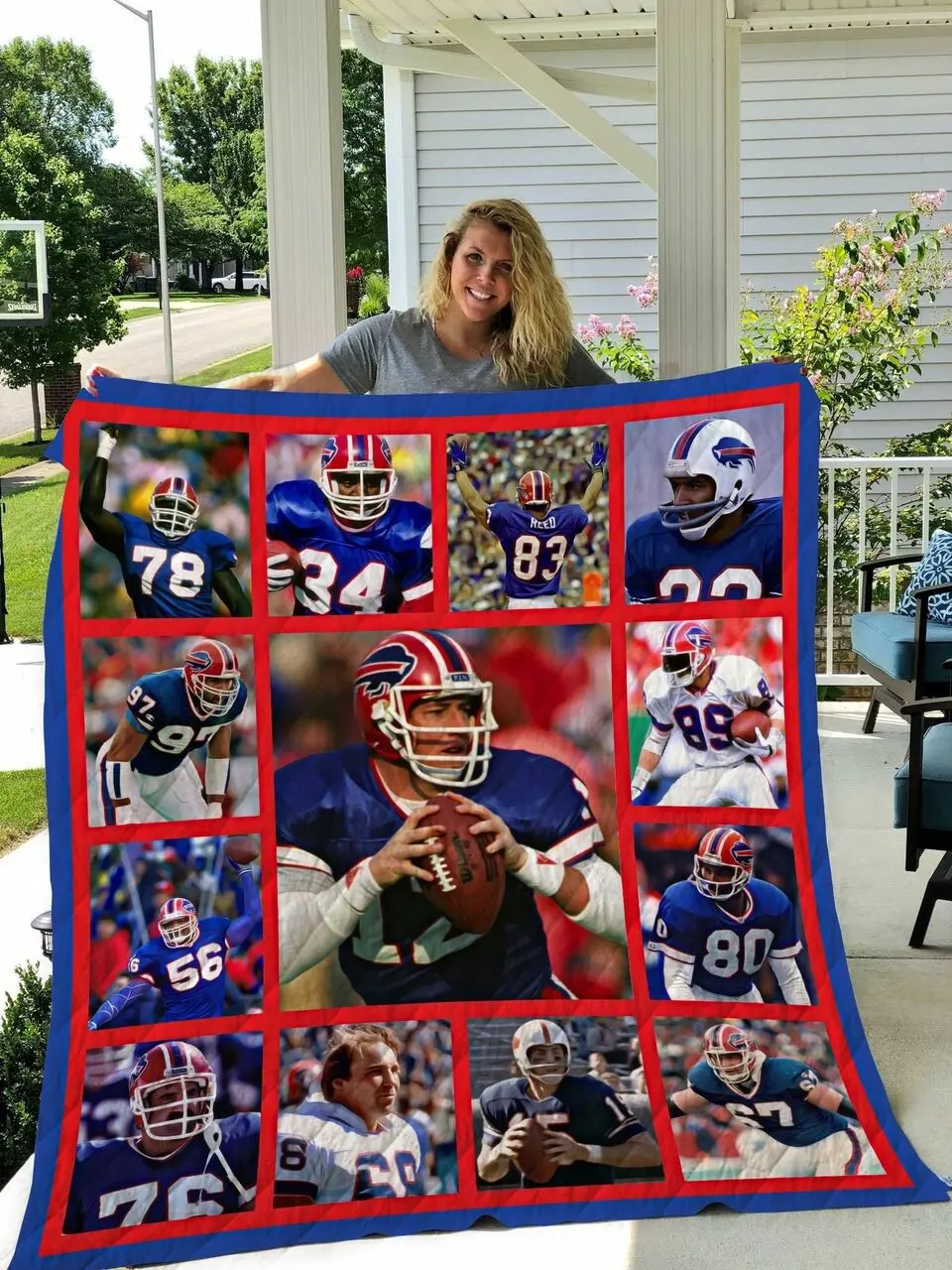Bc Buffalo Bills Quilt Blanket Ver 01 and Home Decor
