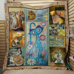 Bc Cat Is My Life Quilt Blanket and Home Decor