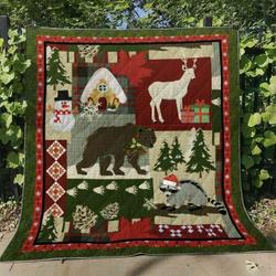 Bc Christmas 1 Quilt Blanket and Home Decor