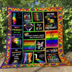Bc Lgbt 1 Quilt Blanket and Home Decor