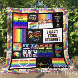 Bc Lgbt 2 Quilt Blanket and Home Decor