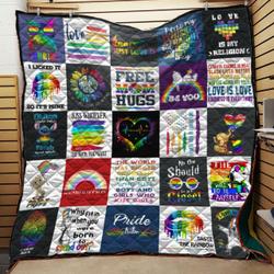 Bc Lgbt Quotes Quilt Blanket and Home Decor