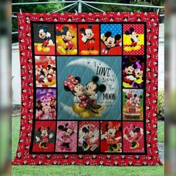 Bc Mickey Friends Quilt Blanket 01 and Home Decor